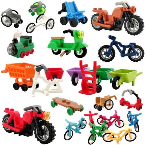 Lego fahrrad schubkarren - lego,