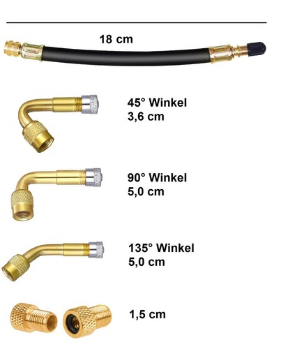 Ventilverlängerung adapter - ventilverlängerung,